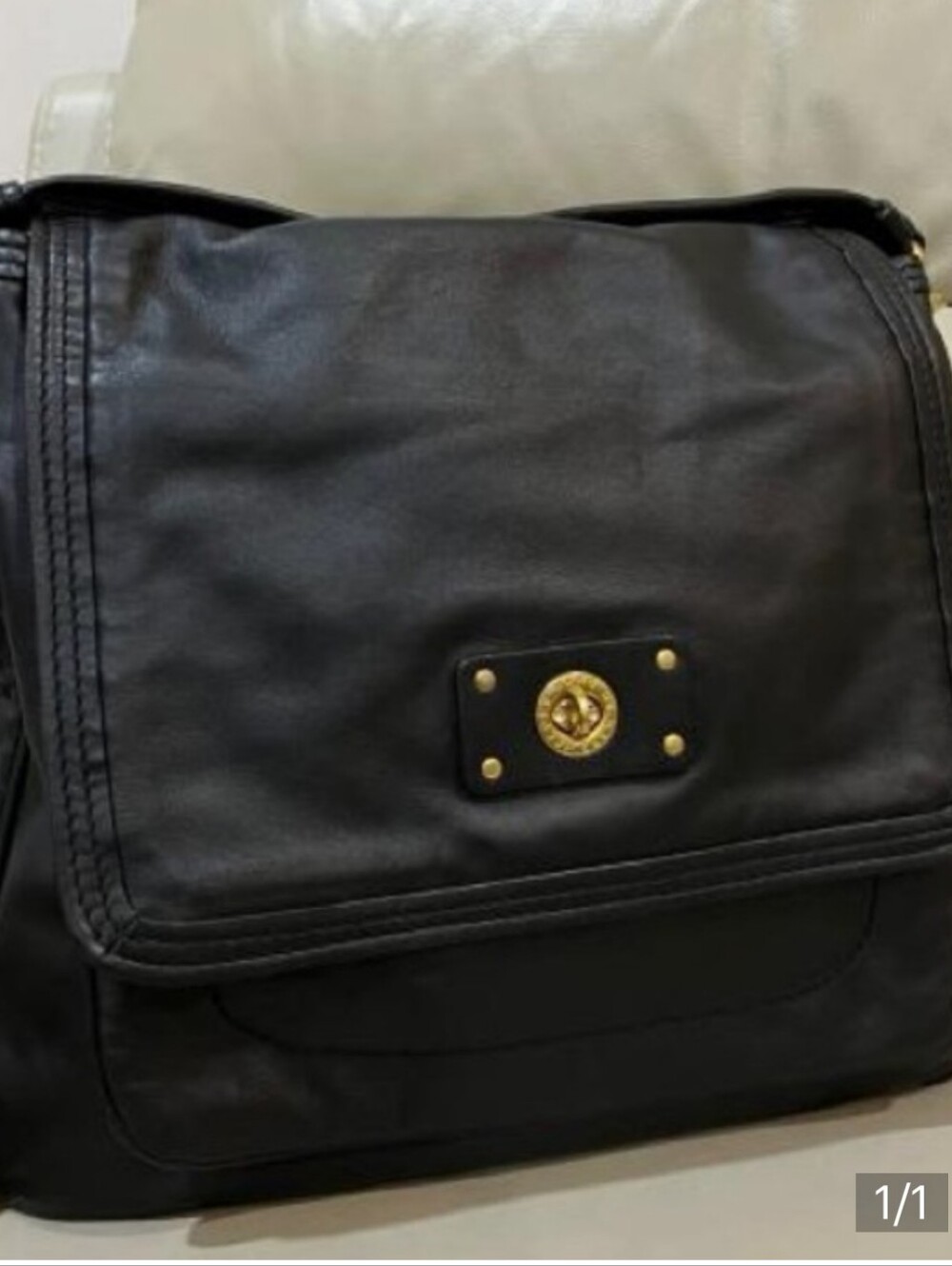 Marc Jacobs | Black Leather Crossbody Shoulder Bag
